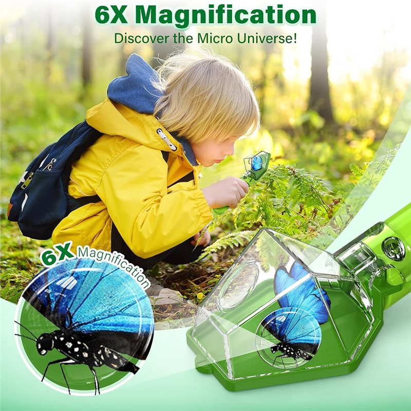 เครื่องจับแมลงสำหรับเด็ก-ชุดดั - Kids Outdoor Education บทวิจารณ์และราคา