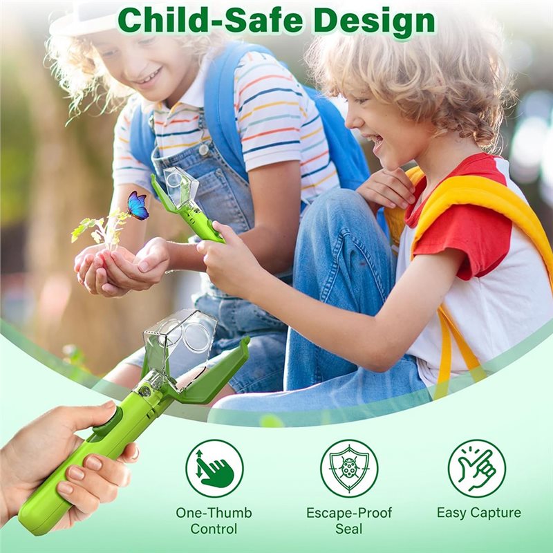 เครื่องจับแมลงสำหรับเด็ก-ชุดดั - Kids Outdoor Education บทวิจารณ์และราคา