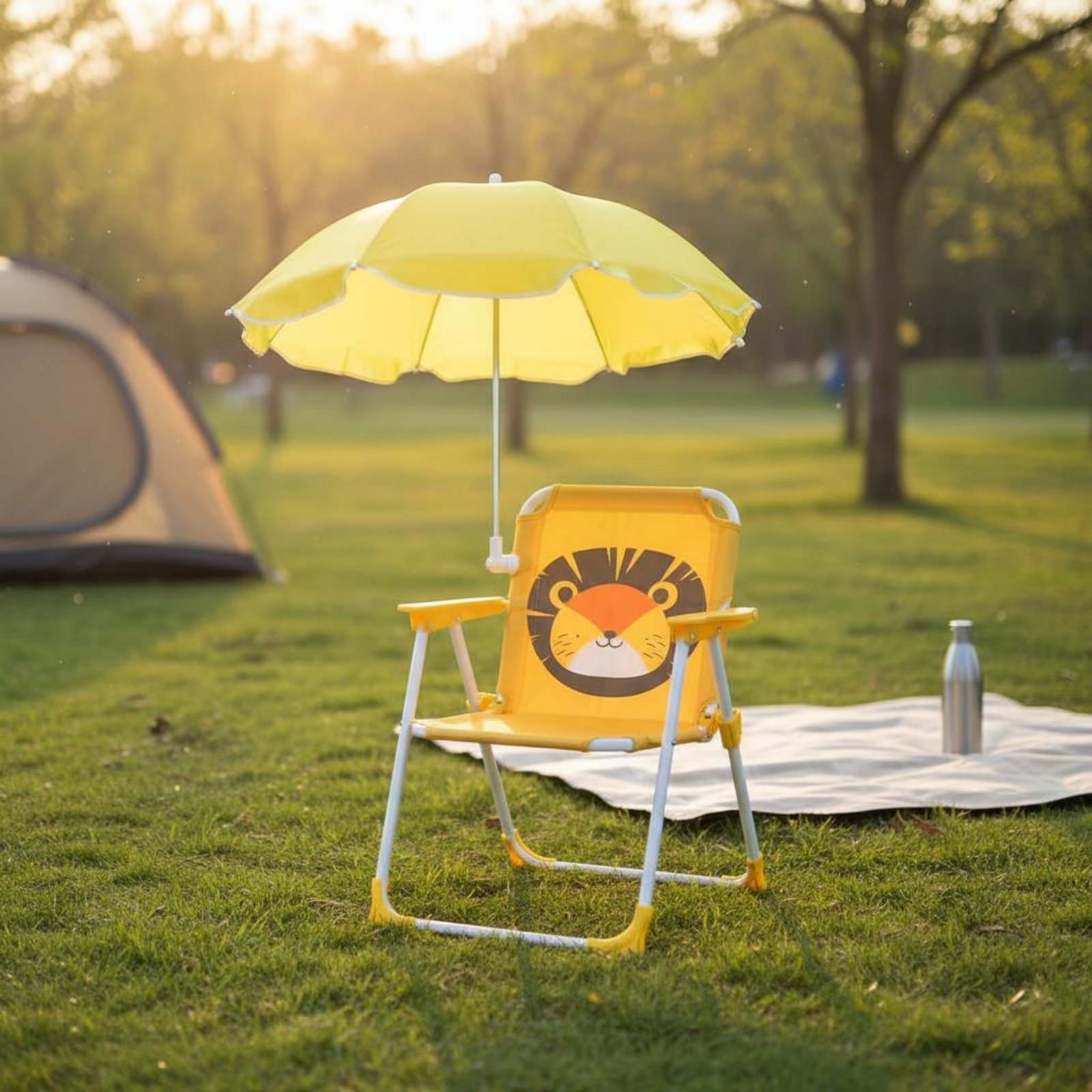 เก้าอี้พกพาสำหรับเด็กพร้อมร่มก - Kids Outdoor Umbrella บทวิจารณ์และราคา